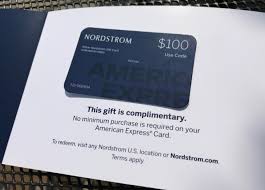 The nordstrom cards are one of the most frequently purchased gift cards that people give out to there are several ways to check the balance of your nordstrom gift card. 100 Nordstrom Gift Card For Amex Cardholders Targeted Points Miles Martinis