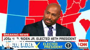 Cnn S Van Jones Brought To Tears As Joe Biden Wins Us Election Youtube