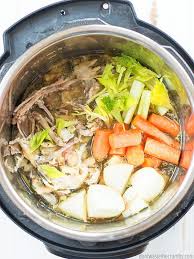 Bone broth gets better the longer you simmer the bones in the water, whether you use an instant pot, crock pot, or stove. Instant Pot Chicken Stock Bone Broth Recipe Don T Waste The Crumbs