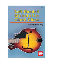 Mel Bay 22228 Left Handed Mandolin Chord Chart By William Bay