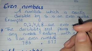 What are even numbers definition. Even Numbers Definition Even Numbers Youtube