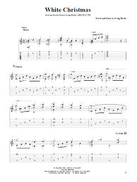 Free classical cello sheet music. White Christmas Irving Berlin Solo Guitar Tab Sheet Music