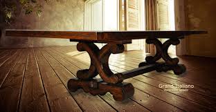 What A Glorious Dining Room With Large Doors To Let Natural Light Filter In Our Lo Rustic Wood Dining Room Tables Spanish Furniture Rustic Dining Room Sets
