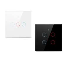 EU Tuya WiFi Smart RF433 Remote Control Touch Panel Wall Switch