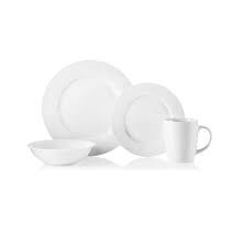 Oneida Dinner Plates 32 Piece Natural White Porcelain Dinnerware Set Service Of 8 Dinner Plates Salad China Dinnerware Sets Porcelain Dinnerware Dinnerware