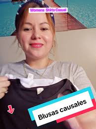 Womens #Shirts #Casual Womens Shirts Casual✨️👌 blusas comodas confo...