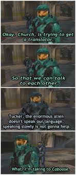 It introduces the red team's robot lopez and their newly arrived warthog. Pin By Chris Bernier On Halo Red Vs Blue Blue Quotes Halo Funny
