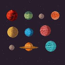Pixel Art Planets Pixel Art Landscape Pixel Art Tutorial Pixel Art Design