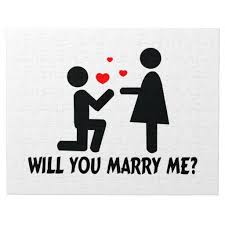 Will You Marry Me Bended Knee Man Woman Jigsaw Puzzle Zazzle Com Marry Me Wedding Puzzle Married
