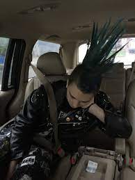 Punk Asleep In Car Punk Culture Punk Punk Outfits