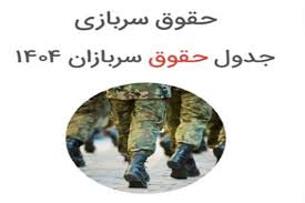 جدول افزایش حقوق سربازان ۱۴۰۴ جزئیات|راهبرد معاصر