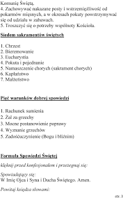 Obraziłem/ obraziłam pana boga następującymi. Spowiedz Powszechna Formula
