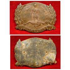 An Excavated Virginia State Seal Insignia This Rare Lead Filled Insignia Could Be A Hat Pin Or Perhaps War Belt Confederate Soldiers Native American Artifacts