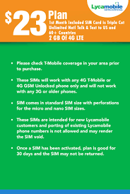 If the sim card becomes permanently locked, you will need to swap it for a new sim card. Lycamobile 23 Plan 1st Month Included Sim Card Is Triple Cut Unlimited Natl Talk Text To Us And 75 Countries 2gb Of 4g Lte Buy Online In Grenada At Desertcart 46677922