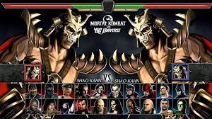 Mortal Kombat Vs Dc Universe Shao Kahn Vs Shao Kahn 5 Round Dc Universe Mortal Kombat Universe