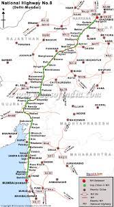 Delhi To Mumbai Train Route Map National Highway 8, Nh 8 Road Map From Delhi To Mumbai