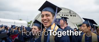 Group of college students in graduation gown. Graduation And Commencement Harper College