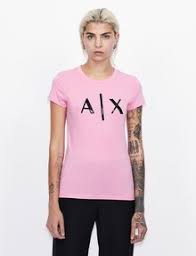 Shop now at armaniexchange.com your stylish clothing and accessories! Armani Exchange Slim Fit T Shirt Logo T Shirt For Women A X Online Store