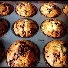 Easy Banana And Chocolate Chip Muffins With Images Easy Banana Chocolate Chip Muffins Chocolate Chip Muffins Easy Banana Choc Chip Muffins