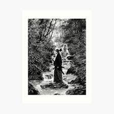 Miyamoto Musashi Art Prints Redbubble Fategrandorder musashi miyamoto_musashi fgo fate_grand_order vagabond samurai miyamoto fgofanart. redbubble