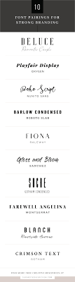 Gloss and bloom font is a textured script brush font, contemporary approach to design, handmade natural with an irregular baseline. 10 Font Pairings For Strong Branding Sugar Studios Design