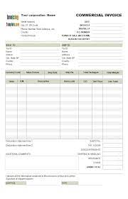 Excel Export Invoice Template