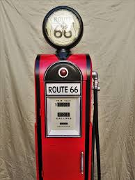 Corps de pompe noir (peinture qualité automobile). Route 66 Armoire Retro Pompe A Essence Hauteur 180 Cm Catawiki