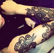 This lace tattoo has a gorgeous rose design right in the middle of it. 30 Lace Tattoo Designs For Women For Creative Juice
