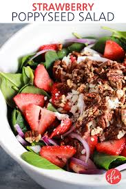 Strawberry Poppyseed Salad Stay Fit Mom Recipe In 2020 Strawberry Poppyseed Salad Summertime Recipes Macro Friendly Recipes
