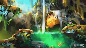 Artstation Ori And The Will Of The Wisps Luma Pools And Silent Woods Florian Herold In 2020 Artwork Luma Painting