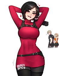 Ada Wong, Leon & Ashley(BlushySpicy)[Resident Evil] - Hentai Arena