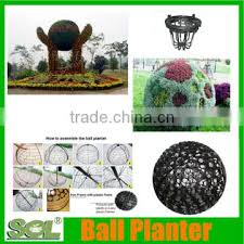 Outdoor artificial flowers and how long they should last. Outdoor Round Flower Box Large Giant Plastic Ball Shape Planters Flower Pot Artificial Flower Ball Of Special Landscaping Design From China Suppliers 142345318