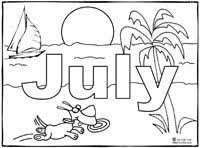 Plus, it's an easy way to celebrate each season or special holidays. Click To Print July Coloring Page Coloring Pages Summer Coloring Pages Coloring Book Pages