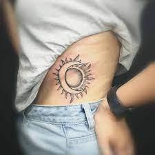 Sun and moon tattoo designs with half mandalas. 25 Sun And Moon Tattoo Design Ideas