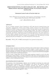 (bki) kota kinabalu havalimanı yakınlarındaki oteller. Pdf Ground Receiving Station Grs Of Ums Receiving And Processing The Electromagnetic Wave Data From Satellite
