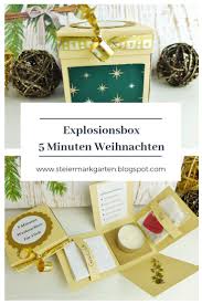 Explosionsbox 5 Minuten Weihnachten Besinnliche Weihnachten Weihnachtsbasteln Weihnachten