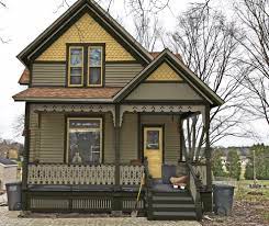 One story victorian in colorado gets new paint colors. 1908 Folk Victorian Victorian Exterior New York By Old House Guy Llc Houzz