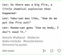 We did not find results for: Pin By Steven Rexach On Haikyuu Incorrect Quotes Haikyuu Funny Haikyuu Anime Haikyuu
