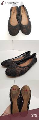 Lucky Brand Flats Black Lace Lucky Brand Flats Black Lace