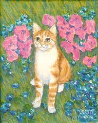 Diamondpainting.club is the largest supplier of diamond paintings in australia.more than 200 collections,over 8000 designs and you can custom your own diamond paintings.free shipping.money back guarantee. A Cat And Meadow Flowers Painting By Jingfen Hwu