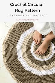 The patterns include crochet bags, eco friendly items and beginner projects. Crochet Round Rug Pattern Handy Little Me