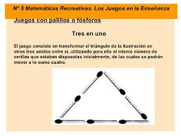 Conviértete en el número uno de la clase sumando, restando, multiplicando o dividiendo números pares e impares con estos resabiados juegos de matemáticas gratis. Juegos Con Palillos Y Fosforos