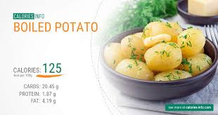 Because the energy density, i.e. Boiled Potato Calories In 100g Oz One Boiled Potato Cup And More