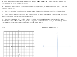 Ax + by = c where a, b and c are integers (so no fractions). 2 Find The Standard Form Of The Equation Of A Chegg Com