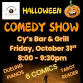 Halloween Comedy Show event image