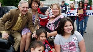 Everyone is managing to keep six feet away from each other, while also attempting to carry out their jobs. Mitch Mcconnell Re Elected Cnnpolitics