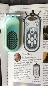 It could also receive holonet transmissions. Prop In Phantom Menace Qui Gonn S Comlink Is A Gillette Women S Razor Moviedetails