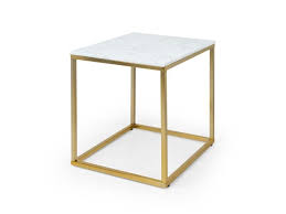 besoa white pearl 1 table basse de salon 50 x 50 x 50 cm lxhxp design marbre dore blanc vente de table basse conforama