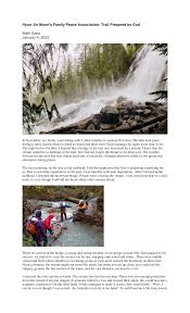 Hyun Jin Moon's Family Peace Association: Trail Prepared by God