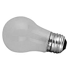 Champion 100063 Equivalent 40 Watt Frosted White Appliance Light Bulb With Medium Base 120v